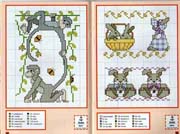 Schema punto croce Mini Animali 12