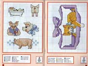 Schema punto croce Mini Animali 13