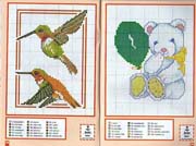 Schema punto croce Mini Animali 14