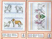 Schema punto croce Mini Animali 16