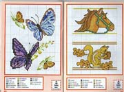 Schema punto croce Mini Animali 17