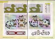 Schema punto croce Mini Animali 28