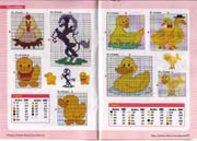 Schema punto croce Mini Animali 29