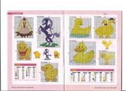 Schema punto croce Mini Animali 35