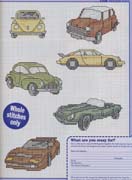 Schema punto croce Mini Auto 02