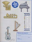 Schema punto croce Mini Strumenti 02