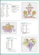 Schema punto croce Uva