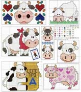 Schema punto croce Belle Mucchine-2