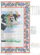 Schema punto croce Mucca 7