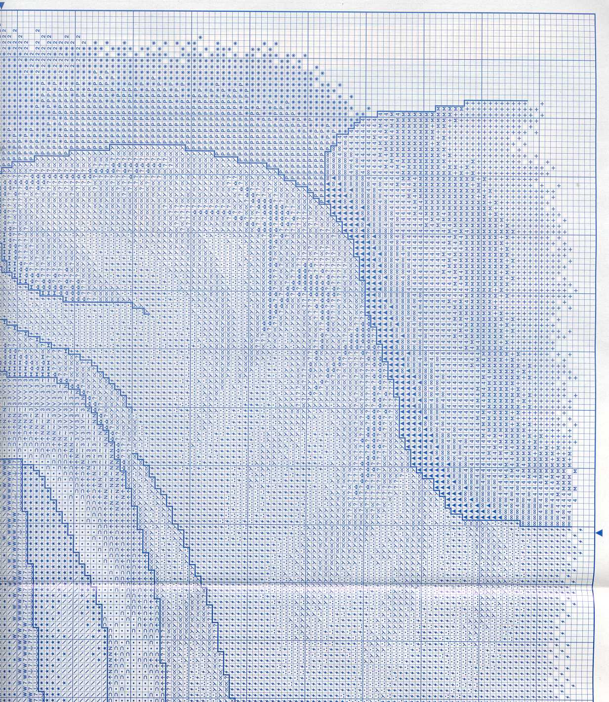 Schema punto croce La Pianista 03