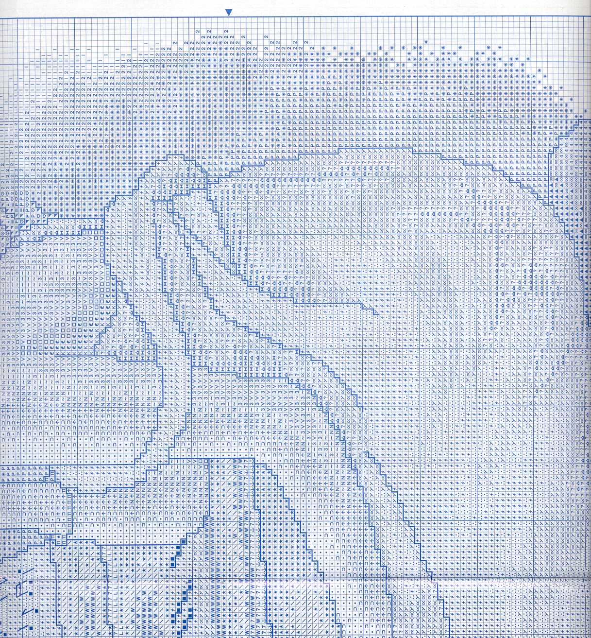 Schema punto croce La Pianista 06