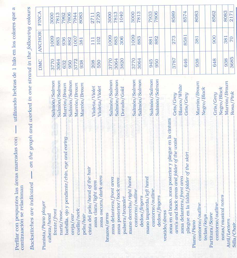 Schema punto croce La Pianista 08