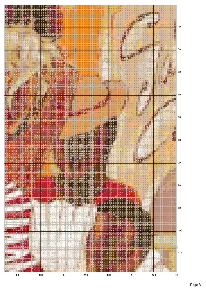 Schema punto croce Salsa Cafe 04