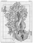 Schema punto croce Strumenti A Corde 03