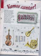 Schema punto croce Strumenti Musicali 02