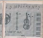 Schema punto croce Strumenti Musicali 18