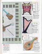 Schema punto croce Violini 2