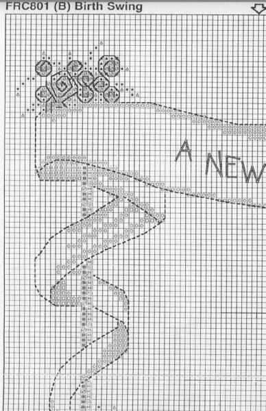 Schema punto croce A New Baby 6b