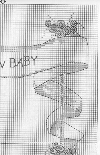 Schema punto croce A New Baby 6c