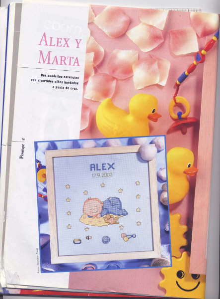 Schema punto croce Alex 3a