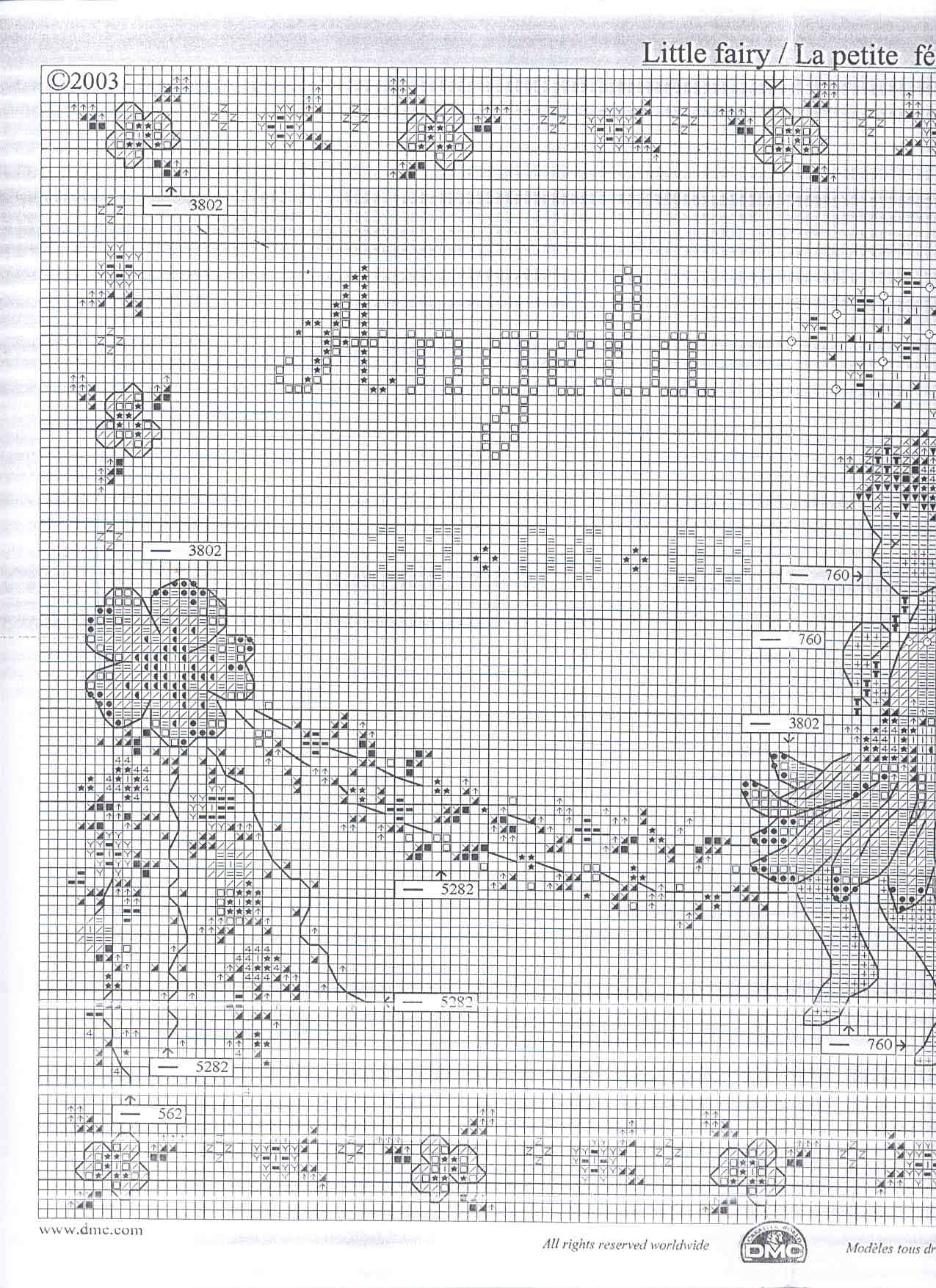 Schema punto croce Angela 52b