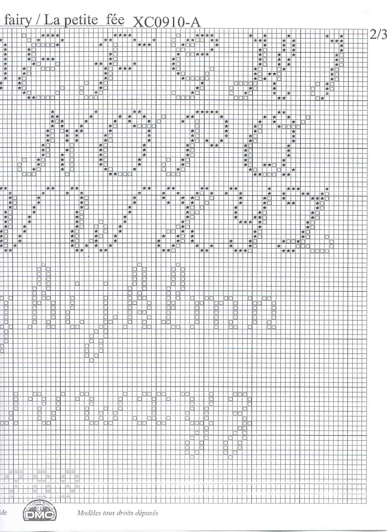 Schema punto croce Angela 52e