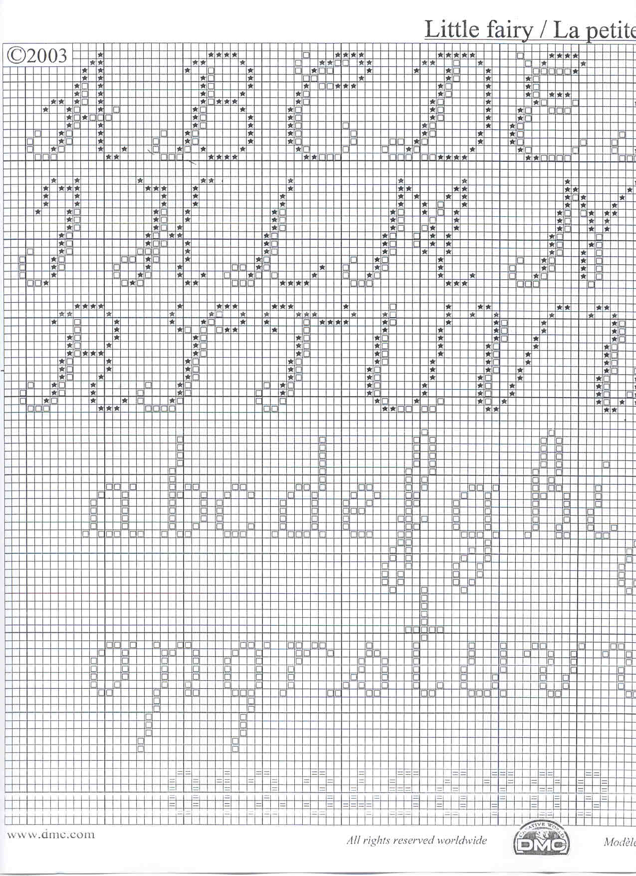 Schema punto croce Angela 52f