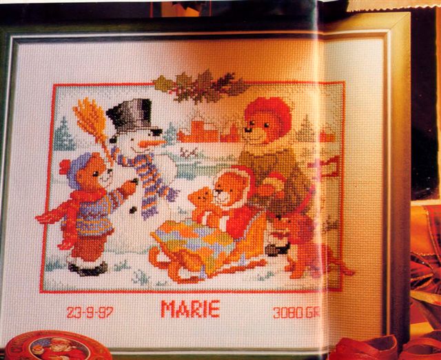 Schema punto croce Di Natale 29a