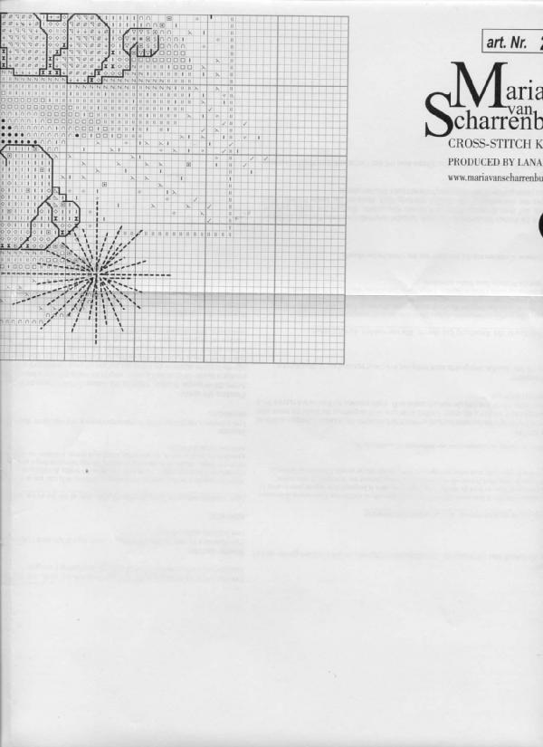 Schema punto croce Di Una Stella 14b