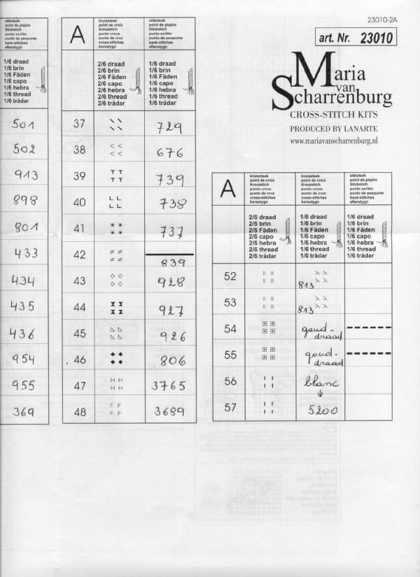 Schema punto croce Di Una Stella 14j