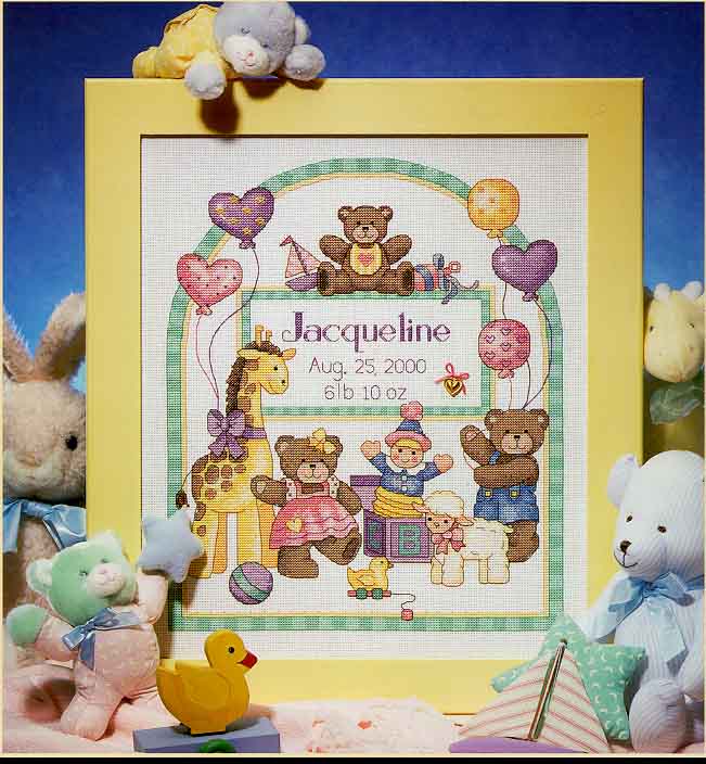 Schema punto croce Jacqueline 50a