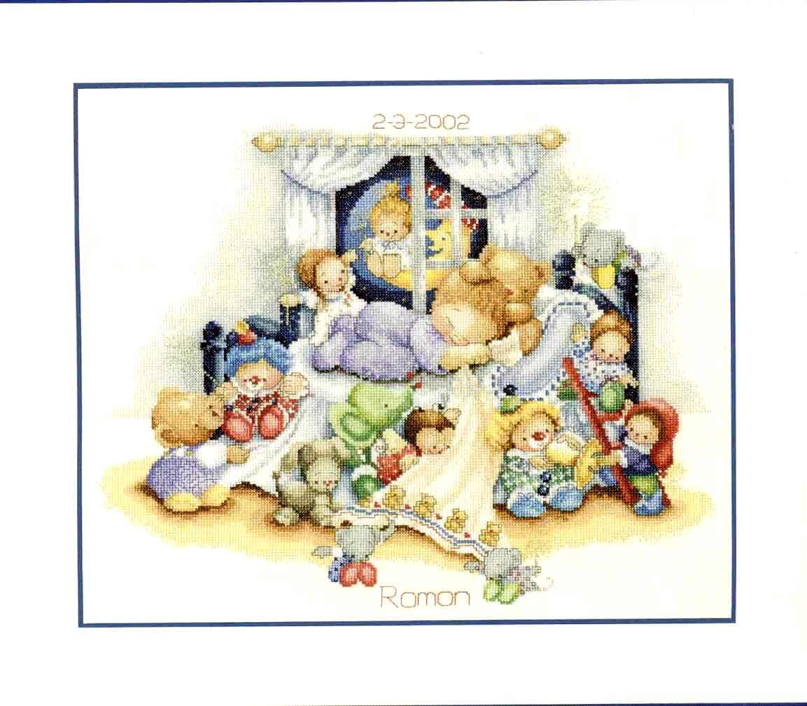 Schema punto croce Peluche E Giocattoli 1a