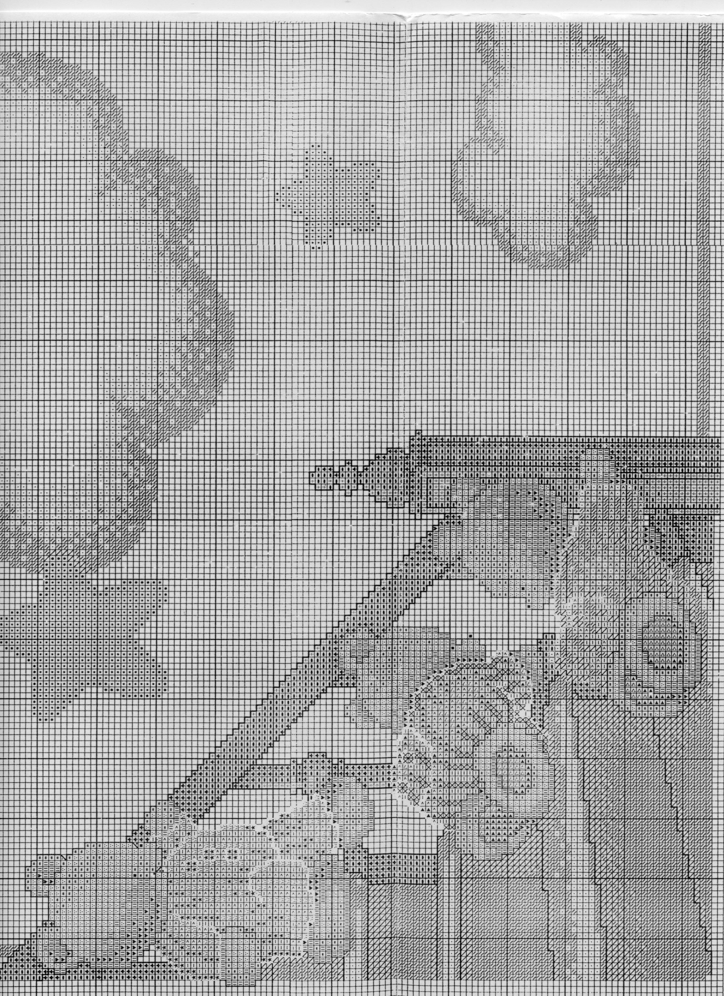 Schema punto croce Santiago 45d