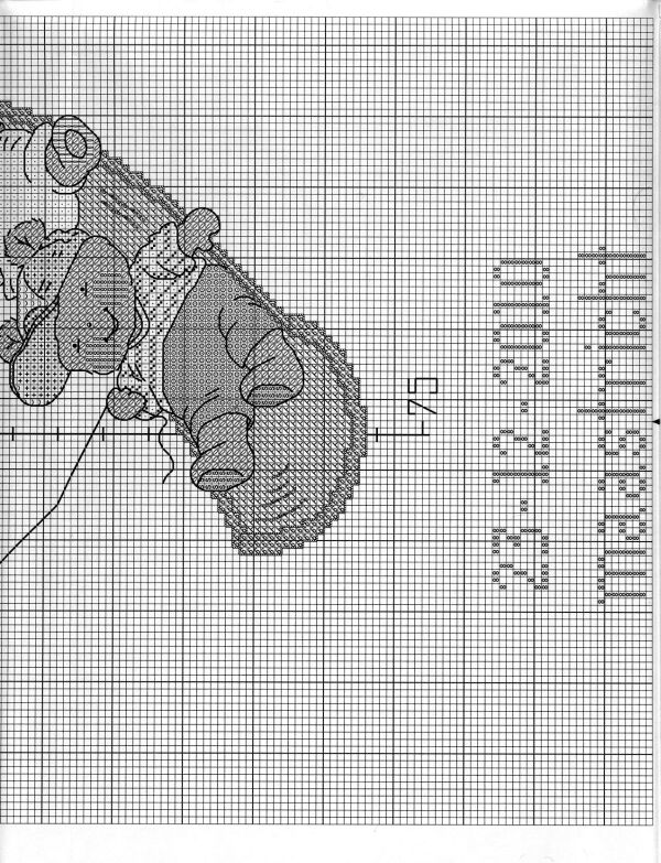 Schema punto croce Scivolo Serpentina 38g