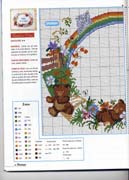 Schema punto croce Arcobaleno 42b