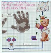 Schema punto croce Auguri 24c