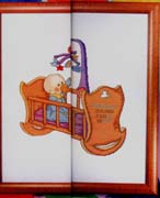 Schema punto croce Culla A Dondolo 10a