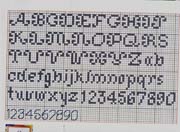 Schema punto croce Culla A Dondolo 10h