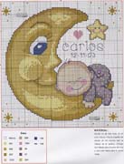 Schema punto croce Luna 5c