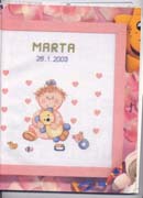 Schema punto croce Marta 4a