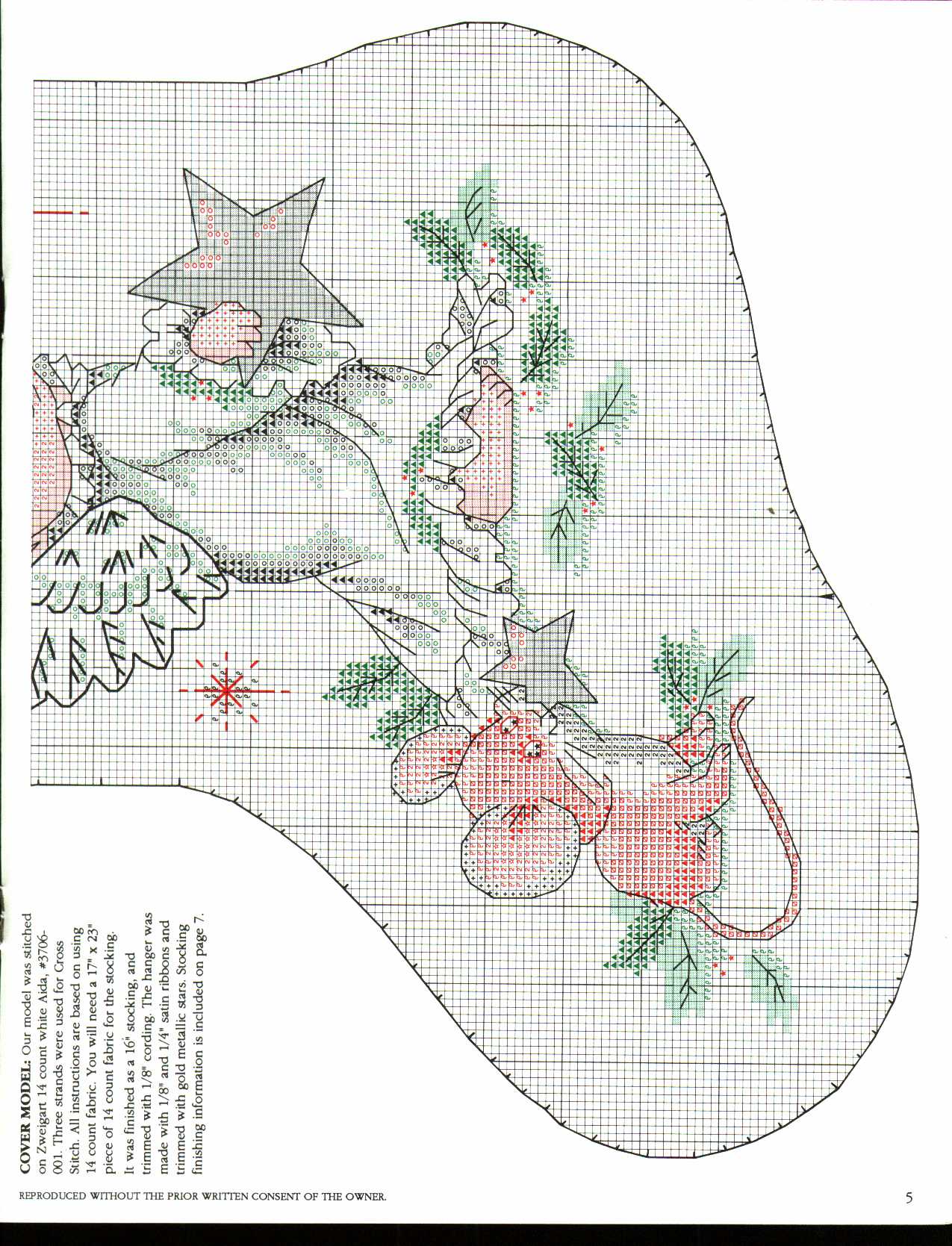 Schema punto croce Angioletti Natalizi 03