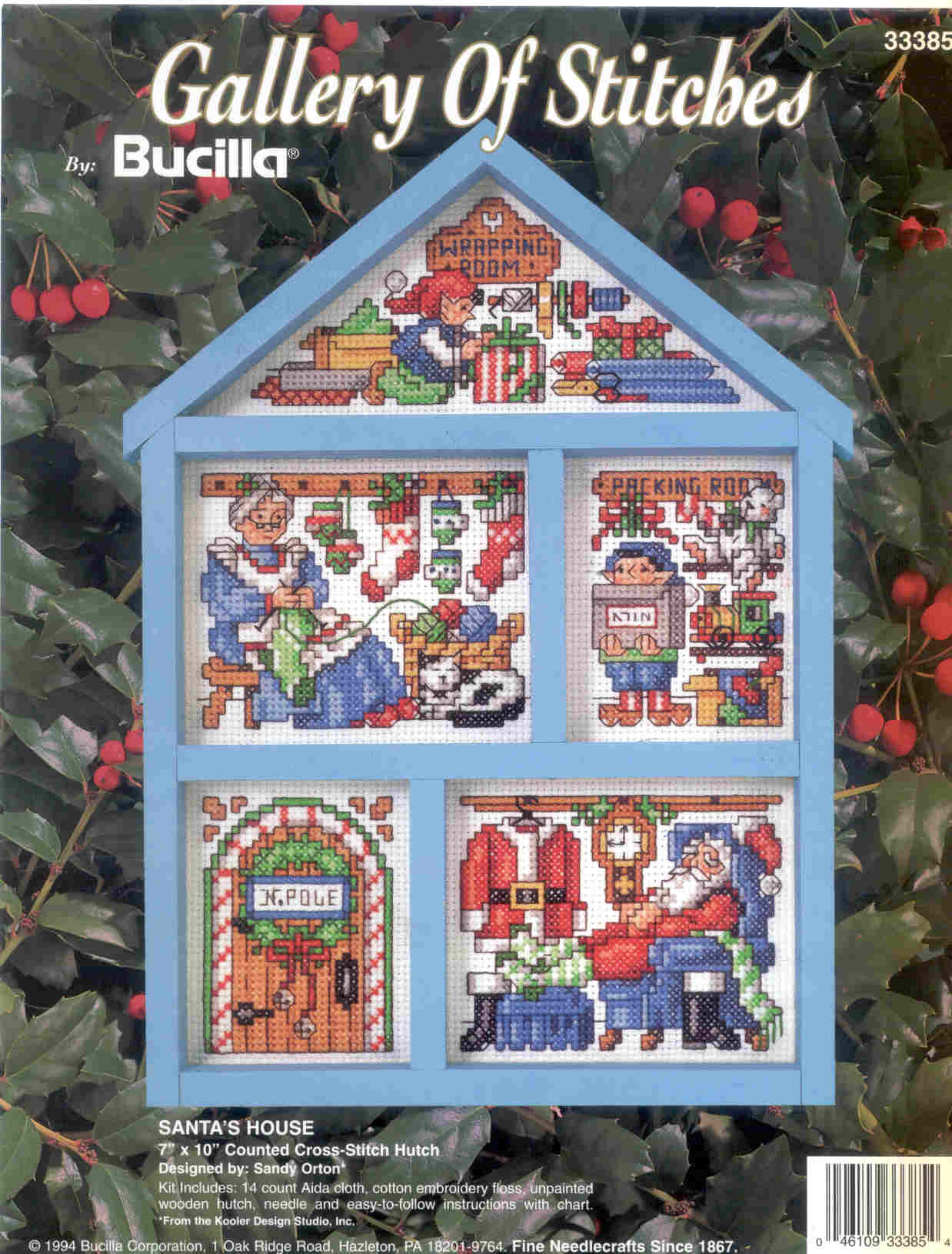 Schema punto croce Casa Di Babbo1