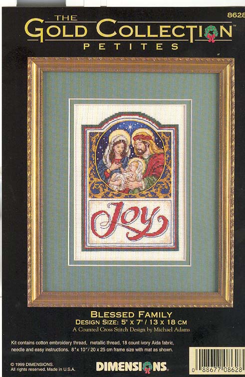 Schema punto croce Famiglia Benedetta 1