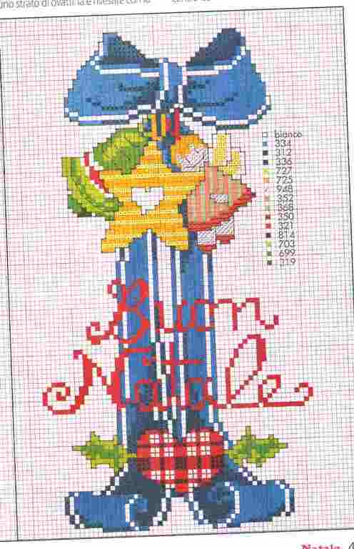 Schema punto croce Fiocco-natalizio-3