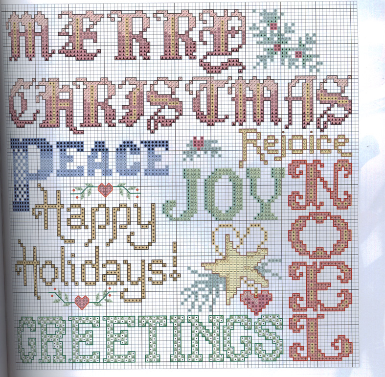 Schema punto croce Frasi