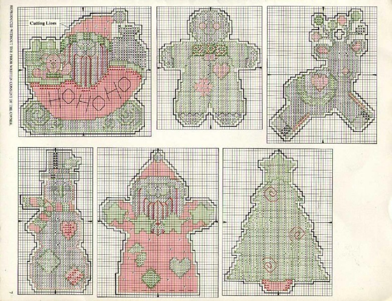 Schema punto croce Mosaico 1b
