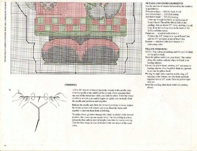 Schema punto croce Mosaico 1f