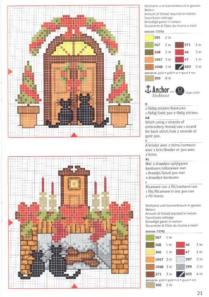 Schema punto croce Motivi-25