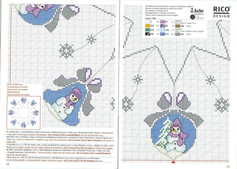 Schema punto croce Motivi-29
