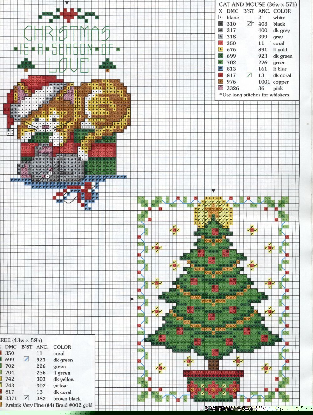 Schema punto croce Motivi-36